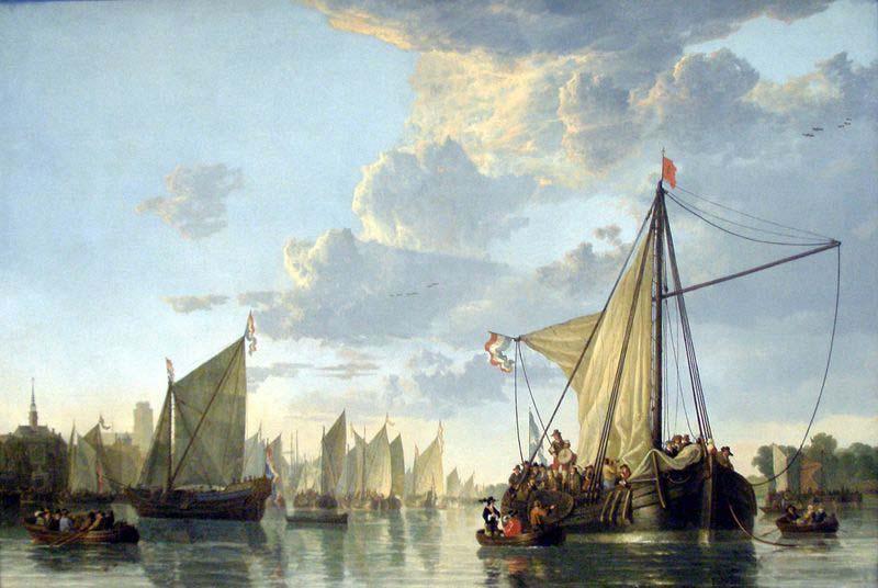 Aelbert Cuyp The Maas at Dordrecht oil painting image